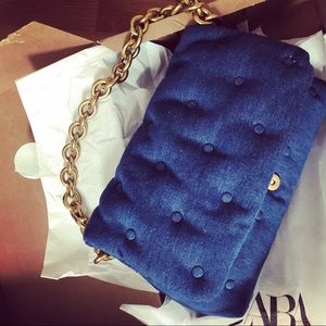 Zara denim bag